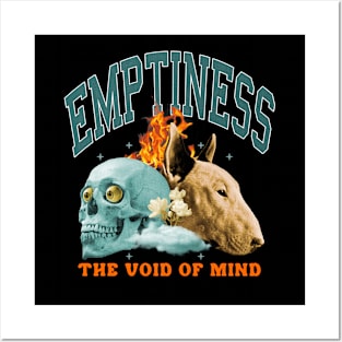 Emptiness t-shirt design Posters and Art